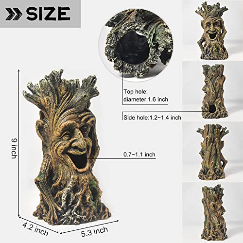 Fish Tank Accessories-Hollow Tree Trunk Aquarium Decorations Disney Aquarium Decorations for Betta Hideout Caves Large Aquarium Décor Thematic Ornaments - color: Stump B