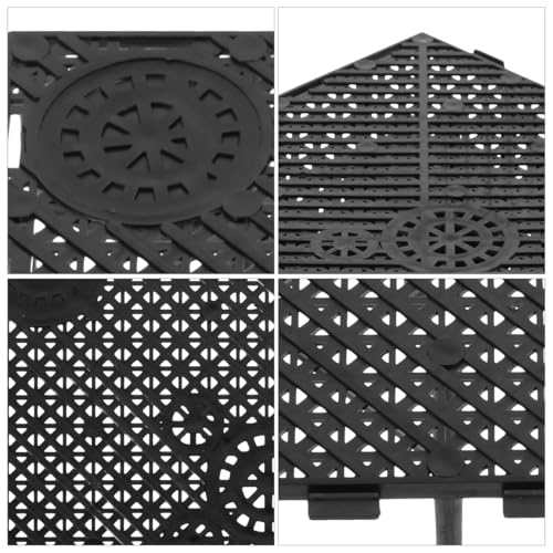 ULTECHNOVO Fish Tank Bottom Filter Plate 10 Pcs Aquarium Undergravel Filter Plates Splicing Bottom Board for Substrate Separation Water Flow Fish Breeding 5.90 X 5.90 X 1.06 in