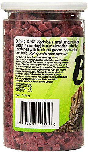 Nature Zone Bearded Dragon Bites Soft Moist Food, 9-Ounce