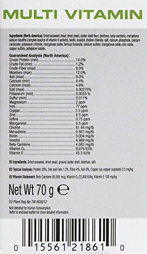 Exo Terra Multi Vitamin Powder Supplement for Reptiles & Amphibians, 2.5 oz | Supports Growth, Reproduction & Vital Functions, Balanced Blend of Vitamins, Minerals, Amino Acids & Trace Elements - size: 2-1/2-Ounce