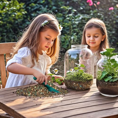 Doter Terrarium Potting Soil Mix 4qt, Custom Made for Terrariums, Perfect for Vibrant Miniature Gardens - size: 4qt