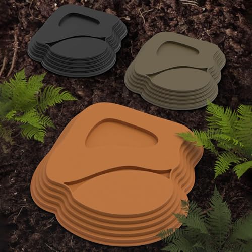 Amphibians Feeding Soaking Pool Multifunctional Reptiles Habitat Water Feeding Bowl Platform with Step Design Reptiles Sunbathing and Station - color: Black, size: Small