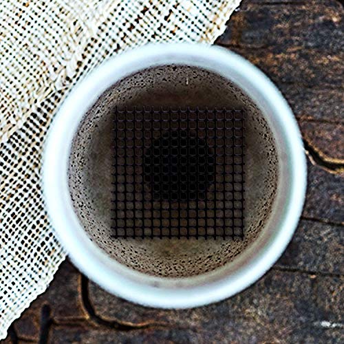 30pcs Flower Pot Hole Mesh Pads Plastic Square Thicken Breathable Net Bottom Grid Mat for Bonsai Garden Supplies