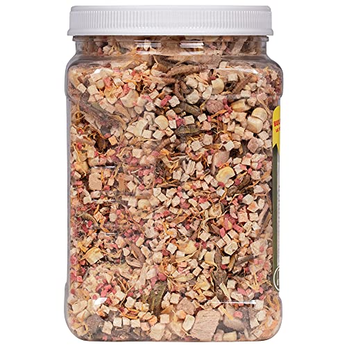 Healthy Herp Box Turtle Food Instant Meal for Reptiles - Nutritious Turtle Food, Tortoise Habitat Accessories, Tortoise Food - Made in USA, Quick Prep - 10.5 oz (310g) - size: 10.5 Ounce (Pack of 1), style: Jar