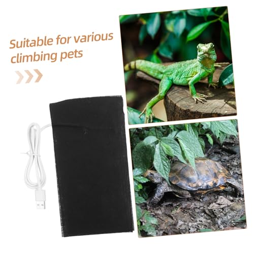 Abaodam Portable USB Heating Pad for Reptiles and Pets Compact Under Tank Heater for Turtles Snakes and More Rapid Heat Activation for Warmth The Go