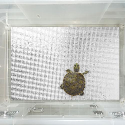 Heating Pad Mat with Advanced Reflective Film Technology Reptile 2pcs Portable Lightweight Heat Mat Silver Thermal Insulation for Frogs and Geckos in Terrarium or Reptile Tank