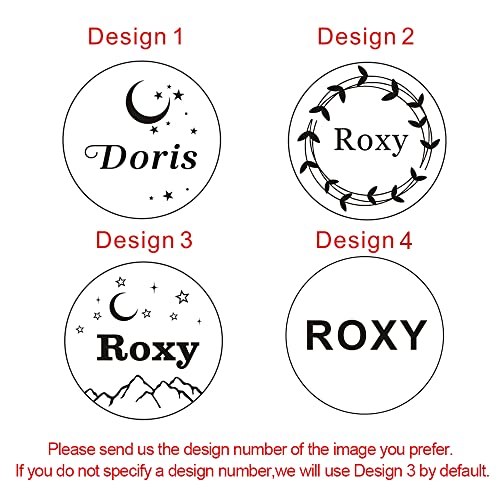 Dog Tags Engraved for Pets Personalized Dog Name Tags Dog ID Tags Small Cat Tags Large Dog Collar Tags Custom Text Stainless Steel Engraved on Both Sides(S Black) - color: Black, size: Small