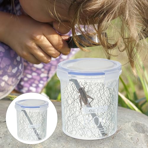 Reptile Breeding Box for Frog and Lizard Stable Ventilation System and Plastic Wood Material Suitable for Home Displaying Pets Terrarium Enclosure