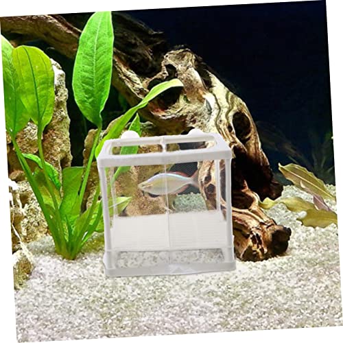 Generic Aquarium Fish Breeder Box 2Pcs Fish Tank Isolation Net Shrimp Breeding Box Reptile Box