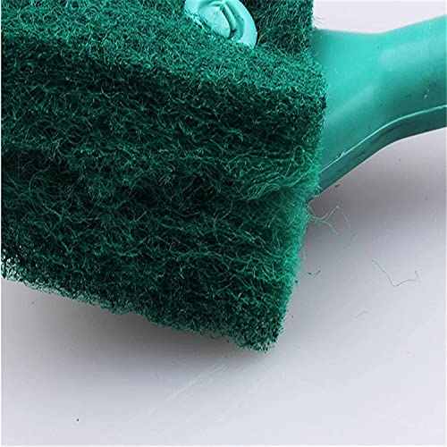 Aquarium Algae Scraper - Aquarium Cleaning Double-Sided Sponge Brush, Short-Handle Aquarium Washer for Acrylic Glass Aquariums Professional Design