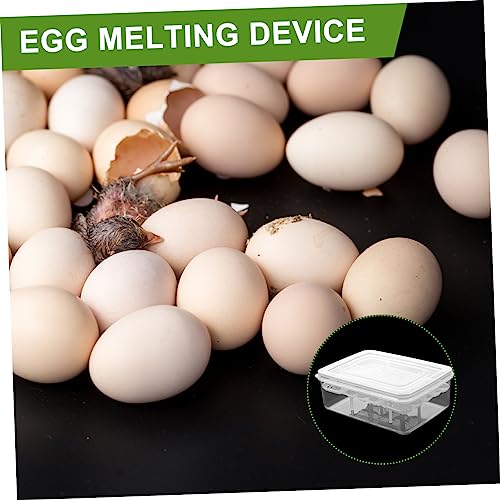TOYANDONA 2pcs Reptile Egg Incubator Hatchery Box for Lizards Pigeon Eggs Easy to Clean Transparent Design for Observation Reusable Reptile Tool