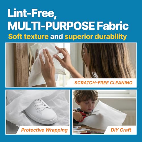 T TORTO9 Non-Woven Bird Cage Liners 31 x 21.5 Inch (120 Sheets) – Absorbent, Lint-Free Disposable Cage Tray Liners for Large Bird Cages - size: 31 x 21.5 in non-woven