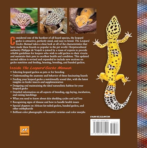 The Leopard Gecko Manual, 2nd Edition (CompanionHouse Books) Informative Guide to Care, Diet, Habitat, Breeding, Raising Hatchlings, Health Care, Recognizing Disease, Shedding, Tail Loss, and More