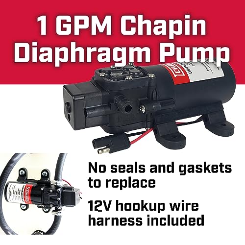 Chapin 97024: 8-Gallon 24V Rechargeable Battery ATV Multi-Purpose Tank Sprayer for Lawn & Garden, Farm & Acreage, Fertilizers, Pesticides, Herbicides, Fits Garden Carts, ATVs and UTVs - size: 8 Gallon, 24V Rechargable