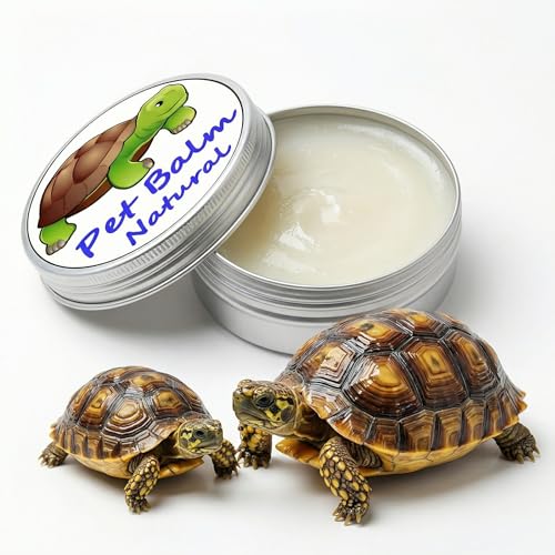 KR. LIF Tortoise Shell Balm Conditioner for Sulcata & Russian Tortoise – Turtle Shell Moisturizer Protector for Reptile Dry Skin Care 2.6 Oz