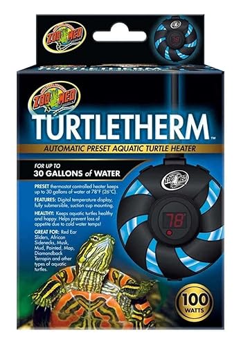 Zoo Med TURTLETHERM Automatic Preset Aquatic Turtle Heater (Up to 50 Gallons) 150 Watt