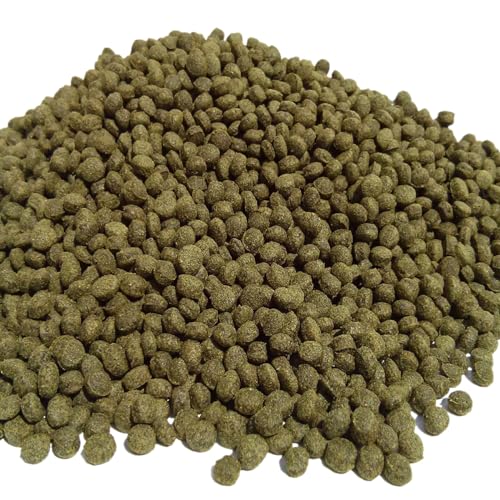 4mm - 3/16" Koi Floating Intense Color Enhancing Anchovy Meal Pellets for Koi Fish, All Pond Fish, Large Aquarium Tropical Fish - 40-lbs - size: 40 Pound (Pack of 1)