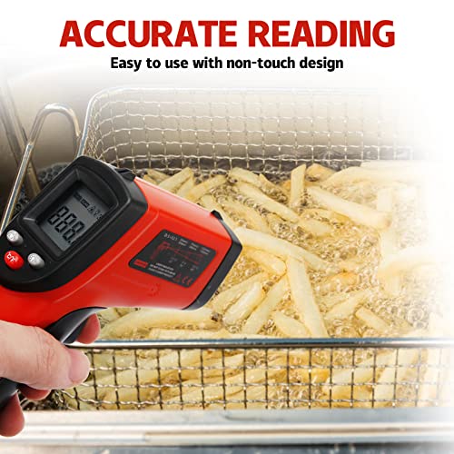 MEASUREMAN Infrared Thermometer (Not for Human),Standard Size Temperature Gun Non-Contact Digital Laser Thermometer-58℉~752℉(-50℃ to 400℃) (Pack of 2) - size: -58℉~752℉(-50℃ to 400℃) (Pack of 2)