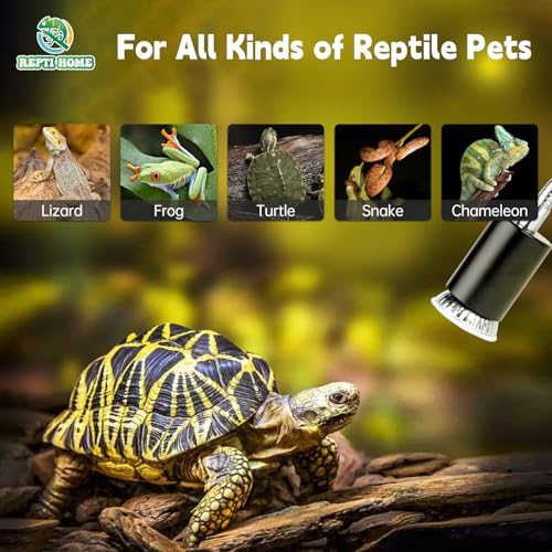 Reptile Heat Lamp, UVA UVB Heat Lamp Bulbs, E26 Turtle Heat Lamp Bulbs 50W 4Pack, Basking Light for Bearded Dragon, Lizard, Snake and Frog - color: 4pcs 50, size: 50 4PCS