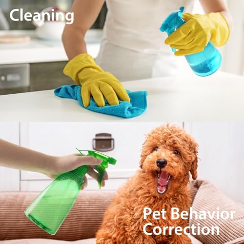 Adjustable Spray Bottles for Cleaning Solutions - No Leak and Clo, Plants, Cleaning Solutions, BBQ. Plant Sprayer, Hair Mister, Squirt Bottles for Liquids - Food-Safe Pet, Vinegar