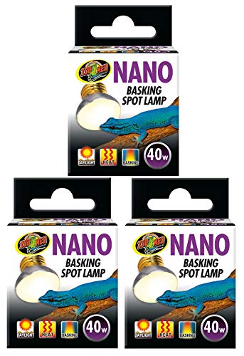 Zoo Med Nano Basking Spot Lamp 40 Watt - Pack of 3