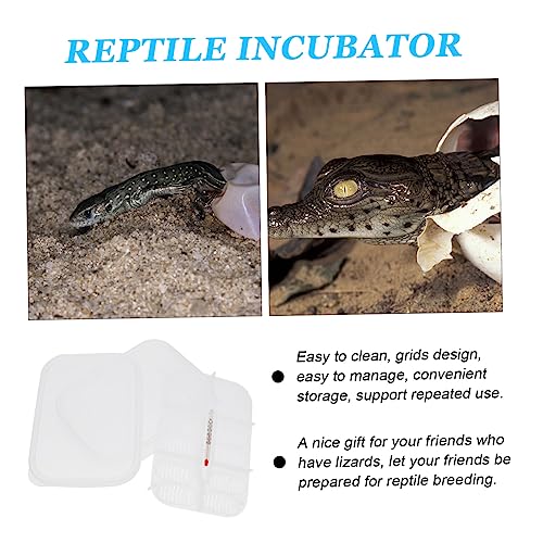 Sosoport Reptile Breeding Box Gecko Lizard Incubator Incubator Durable Construction