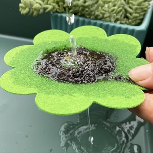 40pcs Plant Pot Drainage Mesh Pads, 3.94 Inch Round Breathable Drainage Screens for Flower Pots, Prevent Soil Loss, Bottom Mesh Net Pads for Indoor and Outdoor Gardening