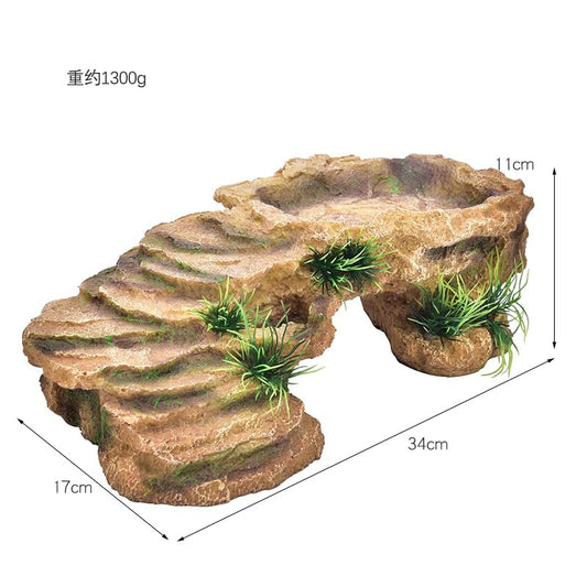Turtle Basking Platform – Floating Turtle Tank Decoration for Aquariums & Terrariums – Perfect for Reptile, Lizard, and Turtle Habitat Hideout