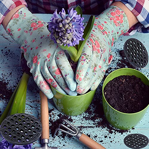 120pcs Plastic Flower Pot Hole Mesh PadRound Bonsai Pot Bottom Grid Mat
