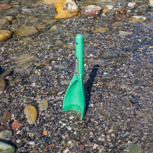 ASR Outdoor 12.5 Inch Prospecting Large Sand Scoop Plastic Trowel for Metal Detector Gold Panning, Green | highly durable sand scoop - color: Green