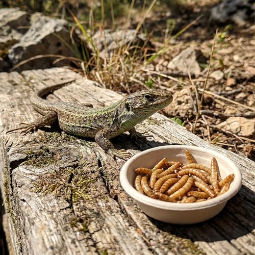 300 Pack 1 Oz Gecko Feeding Cups Food Cups Disposable Paper Bowls Reptile Water Dish for Crested Gecko, Lizards, Snakes, Spiders, Frogs, Hermit Crabs