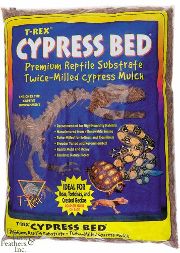 T-Rex Reptile Terrarium Substrate - Cypress Bed (4qt) - size: 4qt