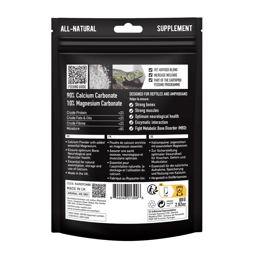 Arcadia EarthPro CalciumPro 2X Pack, 80g