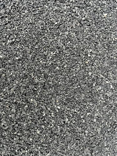 Aqua Natural Aquarium Substrate, Pewter Black Gravel, 10lb | For Aquascaping, Aquariums, Vivariums, Terrariums