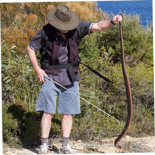 Retractable Snake Hook Extendable Reptile Grabber Tool for Safe Handling and Catching of Snakes Suitable for All of Reptiles and Amphibians