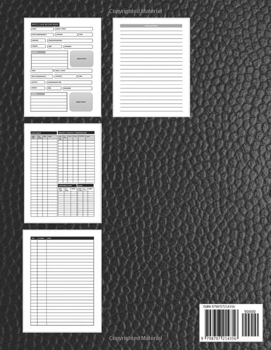 Reptile Care Record Book: The Complete Reptile Daily Care Journal & Activities Tracker To Record Feeding Health Bath Shedding Size & Others For Snake ... Tortoise. With Bonus Lined Notes Section