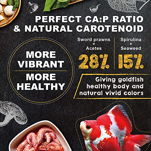 Ultra Fresh Floating Goldfish Food, Color Enhancing, Balanced Diet, All Natural Ingredients, Clear Water Formula, Goldfish Premium Pellet, 4.6 oz - size: 4.6 Ounce (Pack of 1)