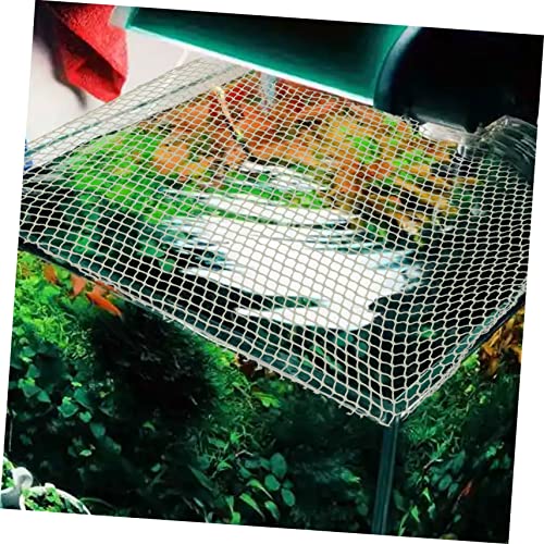 Kisangel Fish Tank Mesh Net for Tortoise and Fish Escape Prevention Cover Easy to Install Terrarium Netting for Aquatic Reptiles and Aquariums - size: 75X40X0.1CM