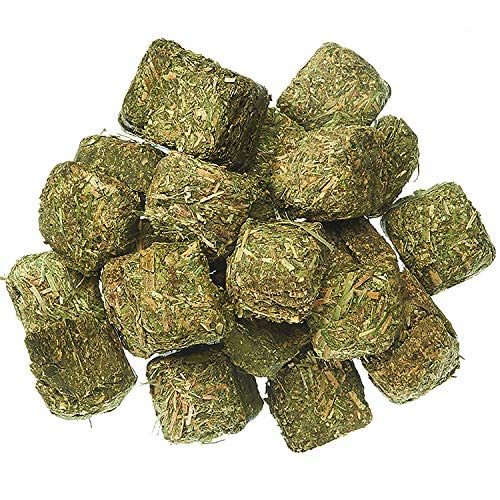 Timothy Hay Cubes 12 lb - 100% All Natural, High Fiber, Sun Cured Timothy Grass Food & Treat - Rabbits, Guinea Pigs, Chinchillas, Degus, Prairie Dogs, Tortoises, Hamsters, Gerbils, Rats & Small Pets… - size: 1 Count (Pack of 1)