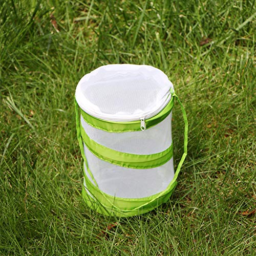 RESTCLOUD 2-Pack Mini Butterfly Habitat, Insect Mesh Cage, Bug Terrarium Pop Up 5.5" x 7" Tall (Pack of 2)