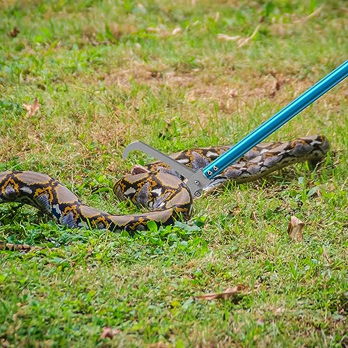 G2 60-inch Professional All-Aluminum Alloy Snake Tong Reptile Grabber Rattle Snake Catcher Wide Jaw Handling Tool with Lock(60inch) - size: 60in
