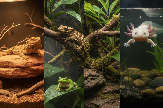 Four Animals, Four Habitats: Seeing the Terrarium Through Their Eyes