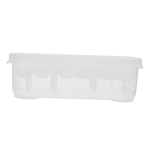 BESPORTBLE Compartments Reptile Egg Incubator Tray for Hatching Lizards and Geckos Durable Breeding Box with Temperature Gauge Efficient Egg Holder for Reptile Hatchery