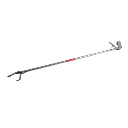 Folding Snake Grabber Tool, Extra Long Self Locking Stainless Steel Reptile Grabber Catcher, with Safe Handling Tool, Easy to and Maintain for Snake Farmers