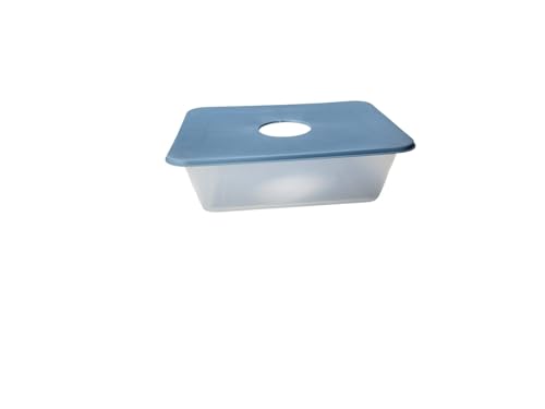 Clear Reptile Lay Box & Humid Hide for Geckos – Egg Laying Box for Leopard, Crested, Gargoyle & Chahoua Geckos, Small Lizards & Snakes, Clear Viewing Sides, 8" x 6" x 2.5"