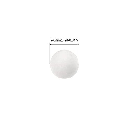 MECCANIXITY Clay Pebbles 7-8mm 0.88 lbs White Gardening Potted Balls for Hydroponic Growing, Vases Supplies, Bonsai Decor