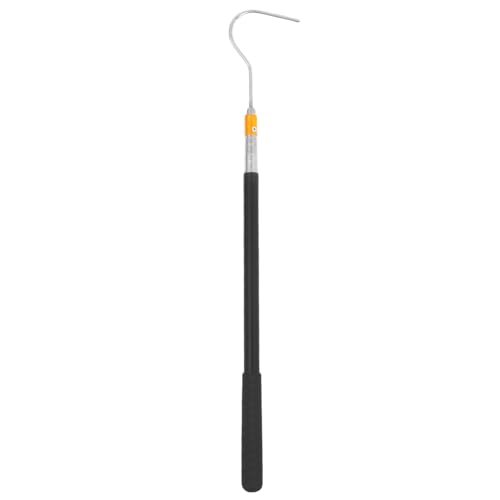 GALPADA 1.5m Professional Snake Catcher Pole Retractable Hook for Snake Handling Stroller Hook Reptile Accessories