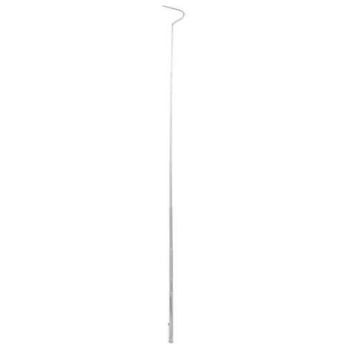 GALPADA Adjustable Stainless Steel Retractable Snake Hook with Handle Telescopic Reptile Catching Tool for Safe Snake Handling and Outdoor Herpetology Use
