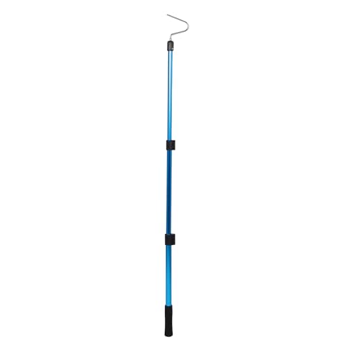 Snake Catcher Tool: Reptile Hook for Snakes and Rice EEL - 19.7-45.7in Folding Grabber with Non-Slip Grip Handle for Field Herping and Home Safety