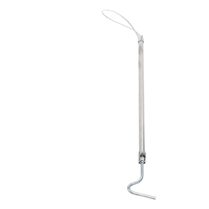 CCYLEZ Catcher, Multi Function Labor Saving Heavy Duty Animal Control Pole for Animal Rescue Transfer (Hook Handle 75cm) - size: Hook Handle 75cm